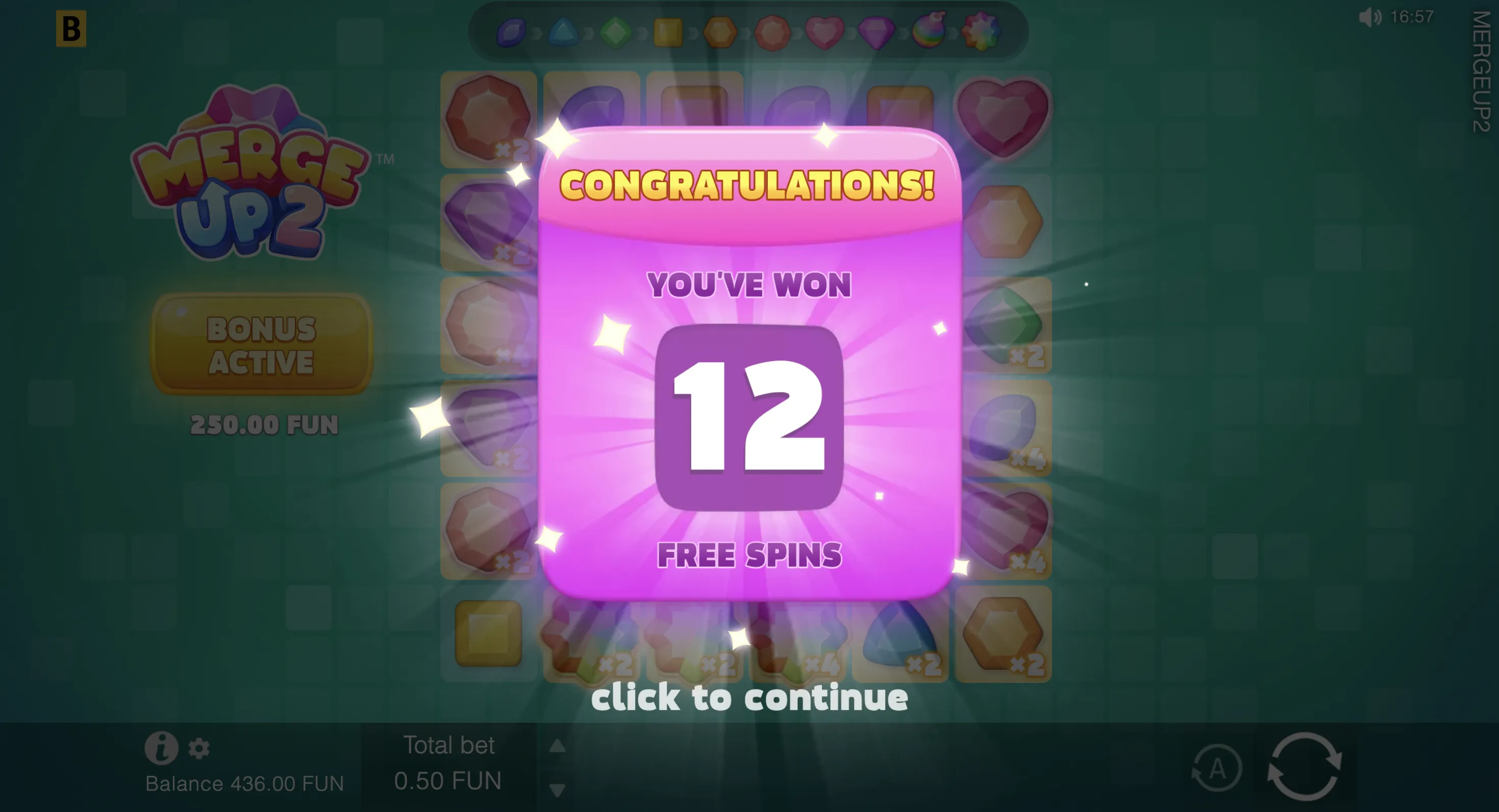 Merge Up™ 2 Bonus Buy Options